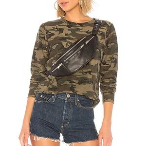 Textured Camo Pullover